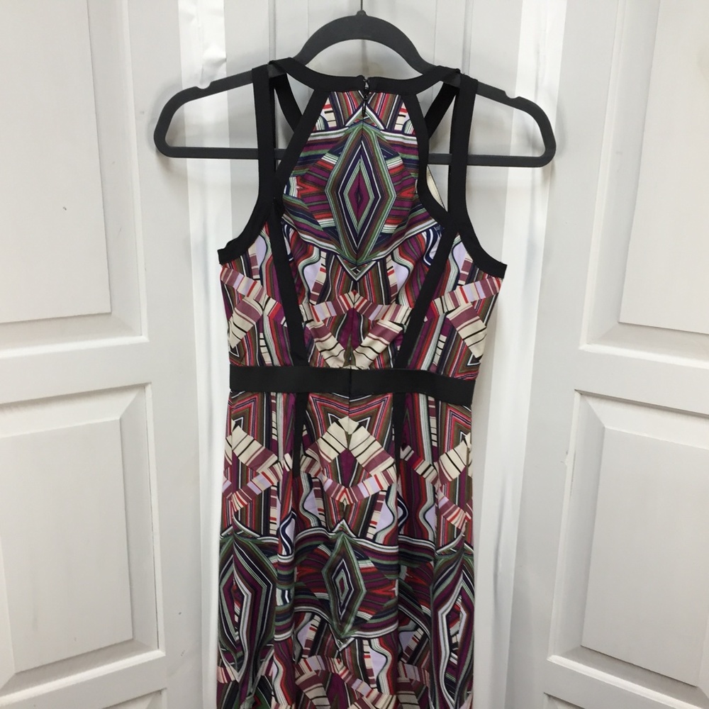 Sabine Colorful Geometric Pattern Maxi Dress - Picture 12 of 16
